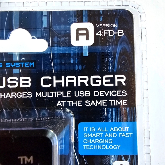 2 Port USB Charger EZ Collection Intelligent Charging System 4 FD-B NEW Sealed - Picture 2 of 9
